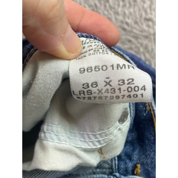 Wrangler Jeans Mens 36x32 Rugged Workwear Outdoors Everyday Grunge Streetwear - Picture 4 of 7